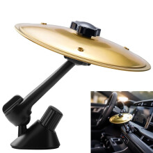 Car Air Vent Cymbal Gold Mini Drum Cymbal Funny Car Accessory for Drummers Durable Metal Build