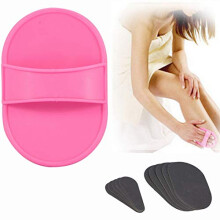 Hair Removal Pad for Legs and Arms, Reusable Portable Hair Eraser with Replaceable Pads