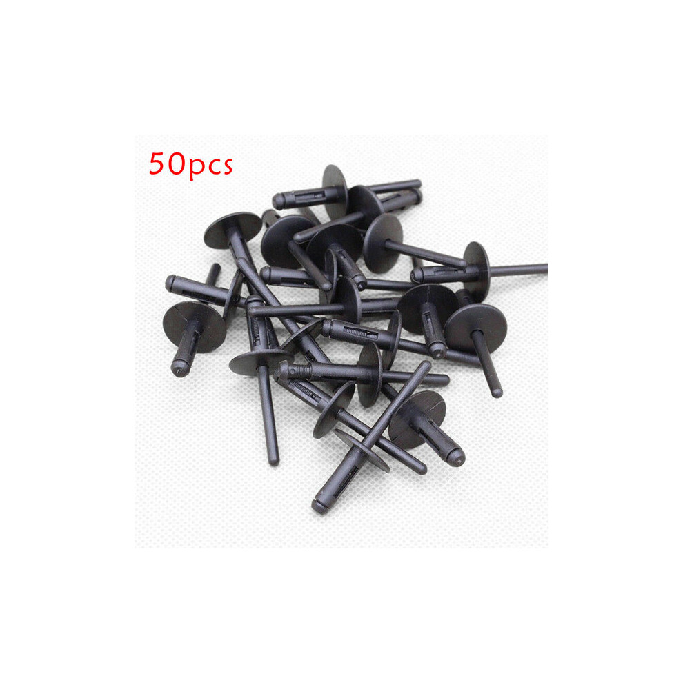 Plastic Car Rivet Compatible With Bmw, Replacement For Part No. 51717002953, Fender And Wheel Arch Fastener Black 6901508524361