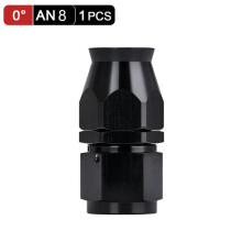 PTFE Hose End Adapter, 3000 PSI, -60C to 230C Temperature Range, Reusable Aluminium Fitting for PTFE Nylon Stainless Steel Braided Hoses