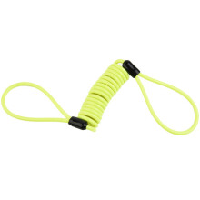 Disc Lock Reminder Cable Prevents Riding with Lock Engaged, Steel Coil Safety Rope, 120cm Length