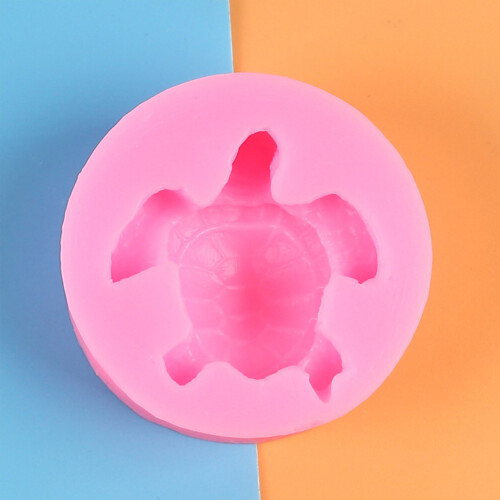 (50-457) 3D Turtle Fondant Mold for Cake Decorating