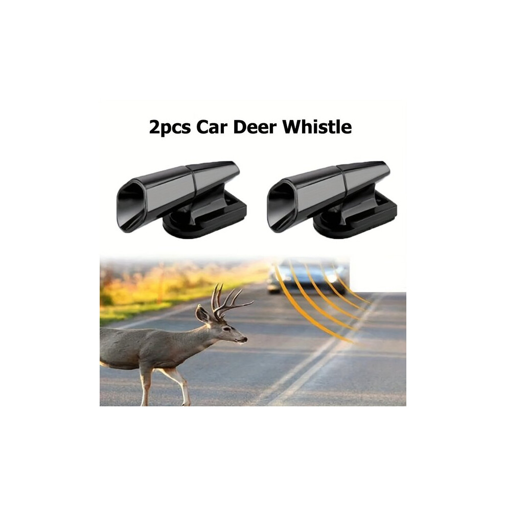 Ultrasonic Deer Repellent 2-Pack Compatible With All Cars - Animal Collision Prevention Device 6901508508842