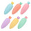 Carrot Design Highlighters, 6-Pack Assorted Colour Ergonomic Marker Pens for Note Taking Study 1