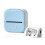 Portable Bluetooth Label Printer for Error Question Collection Notes, Blue Mini Thermal Printer with Charging Cable 3