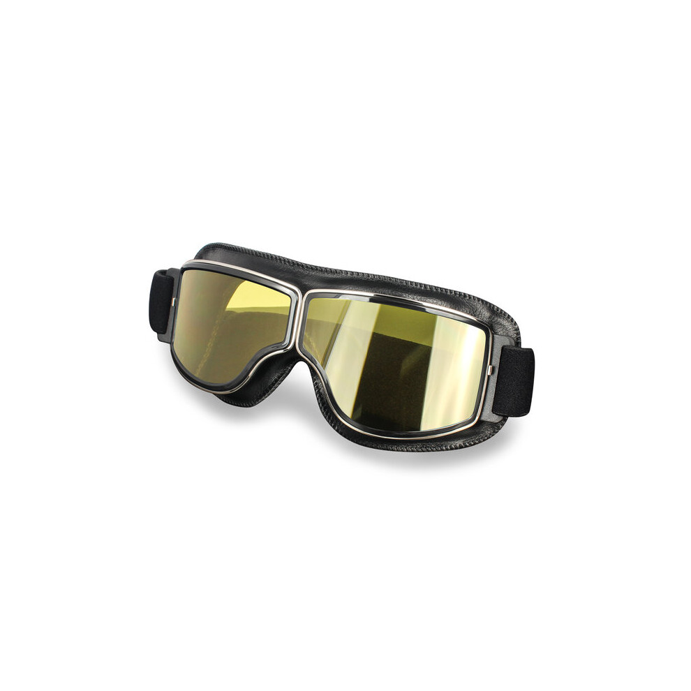 Motorcycle Goggles Leather Vintage With Uv Protection Eye Protection For Motorcycle Riding - Windproof, Dustproof 6901508537552