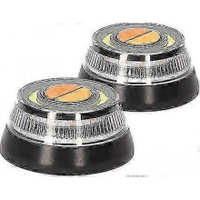 V16 Approved Emergency Light for Cars and Motorcycles, Magnetic Base, 1km Visible, Wind Resistant Hazard Warning Light with Rotating Torch Modes