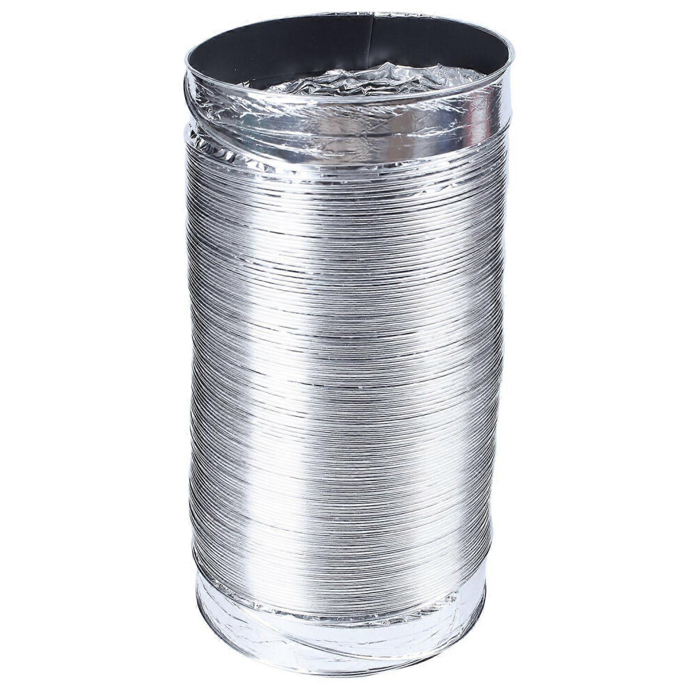 Aluminium Ventilation Duct 100Mm X 3M, Steel Wire Reinforced For High Pressure (2500Pa) Airflow (30M/S), Hvac Pipe 6901508606562