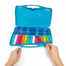 Xylophone for Kids and Beginners 25 Note Rainbow Keys with Case Two Octave Range Precise Tuning