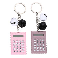 Calculator Set of 2, Assorted Colours, 13x4x5.5cm PVC Portable Design for Practical Number Handling, School Office Use
