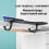 Ergonomic Keyboard Tray with Clamp On Under Desk Design, Foldable Mouse Platform and Arm Support 4