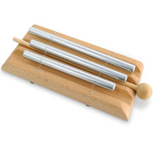 Energy Chimes 3Tone C Major Chime Bar Set with Wooden Mallet for Music Education Yoga Meditation