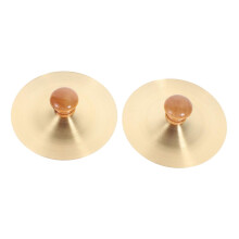Finger Cymbals 7cm Metal Belly Dance Percussion with Clear Resonant Tone and Ethnic Design