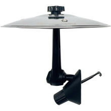 Car Cymbal with Vent Mount, Compact Mini Crash Cymbal for Dashboard and Travel Drummers