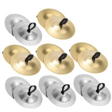 10 Pairs Finger Cymbals for Belly Dance Zills Clear Crisp Sound Copper Iron Mix