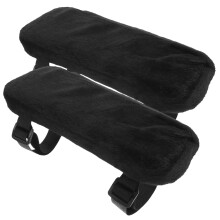 2Pack Office Chair Armrest Pads with Ergonomic Memory Foam Cushions and Washable Covers