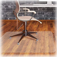 Office Chair Mat Scratch Resistant AntiSlip Floor Protector for Wood and Tile 16x24in