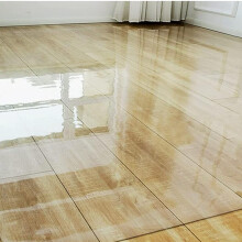 PVC Chair Mat Clear Heavy Duty Vinyl Floor Protector for Hardwood and Carpet, Cut to Size