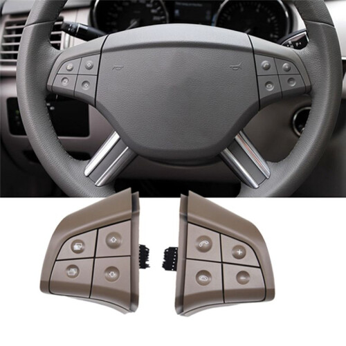 Car Steering Wheel Button  Assembly Multifunction Button for   ML B R Class W164 W245 W251 Brown 1