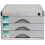 Lockable 3 Drawer Office Storage Cabinet with Secure Lock Protection, Durable Aluminum Alloy Organizer for Documents 1