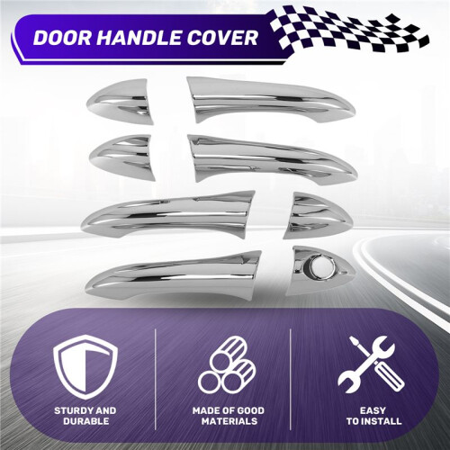 Auto Triple Chrome TüR Griff Abdeckung Trimm Fit für  X5 E53 2000-2006 1