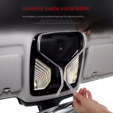 Reading Light Trim Cover Chrome Silver Trim Strip Decoration for- 5 Series G30 X3 X4 G02 G11 G12 Car Interior Sticker