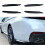 For - 5 Series G30 M-Tech 525I 530I 540I 2017+ Rear Bumper Lip Angle Diffuser Splitter Spoiler Protector Bright Black 8