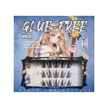 (Pure white daughter) Werewolf Eyelashes C Curl Reusable for Dance Wedding