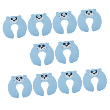 Door Finger Pinch Guard 10 Pack Baby Proof NonSlip Foam Door Stopper Easy Attach Child Safety