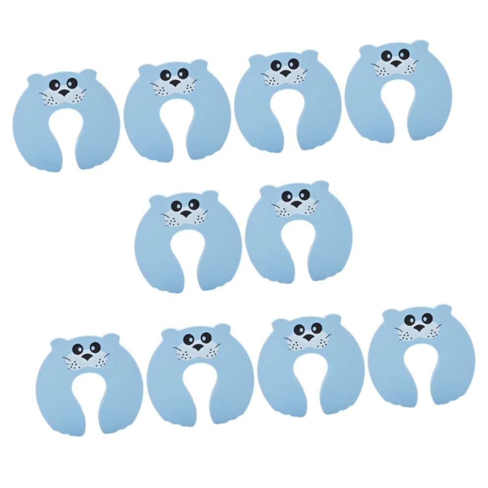 Door Finger Pinch Guard 10 Pack Baby Proof NonSlip Foam Door Stopper Easy Attach Child Safety