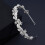 (Silver) Bride Crystal Headband Wedding Hair Accessory 1
