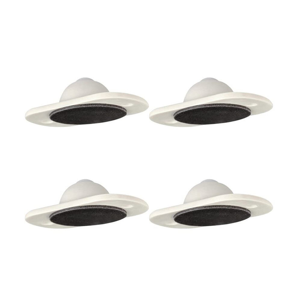 8Pcs Adhesive Caster Wheels 360 Swivel Low Noise For Storage Boxes And Furniture 9174973291138