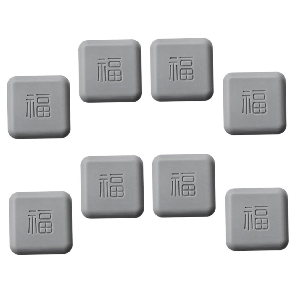 8Pcs Silicone Door Handle Bumper Pads Self Adhesive Noise Reduction Wall Protector Cushions 9053599658368
