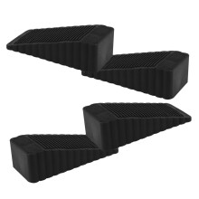 4pcs Adjustable Silicone Door Stopper with Soft Cushioning and Wall Protection for Home and Office
