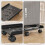 Adjustable CPU Stand with Wheels, SpaceSaving PC Tower Holder for Under Desk Setup, Fits Most Cases 3