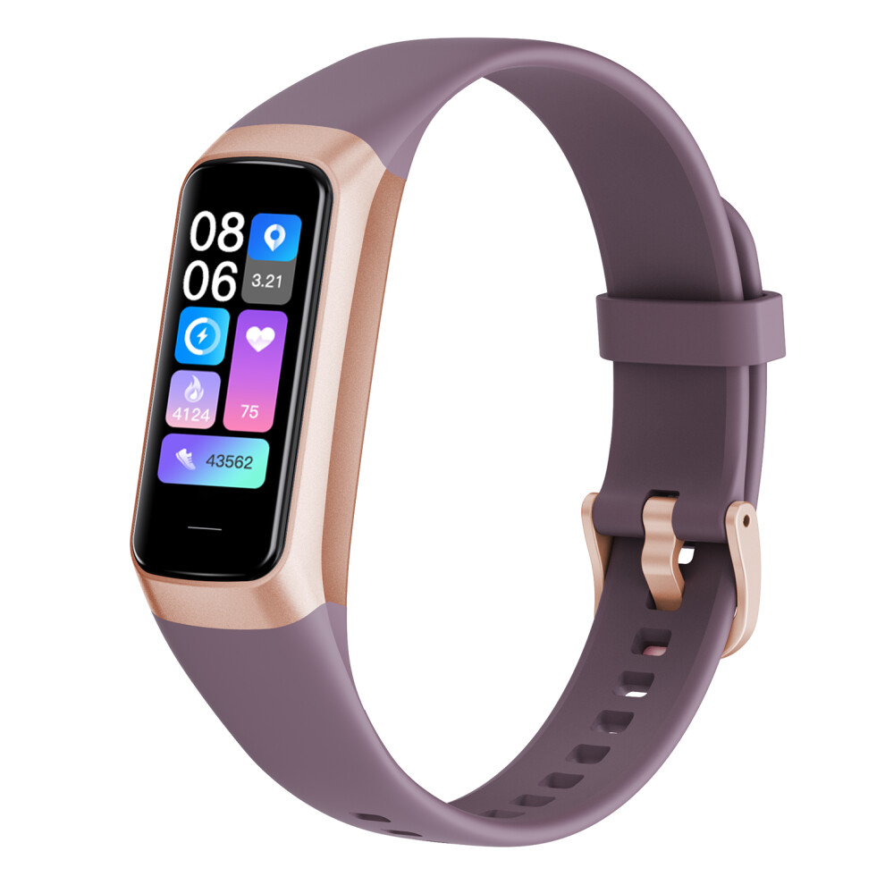 Smartwatch With Heart Rate And Blood Pressure Monitor 0 Purple 7314280665945