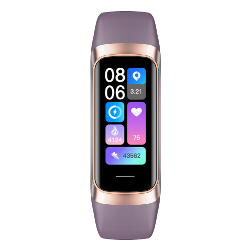 Smartwatch mit Herzfrequenz- und Blutdruckmesser Purple 1