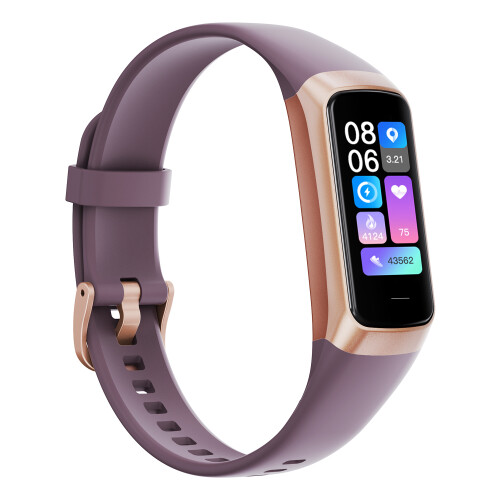 Smartwatch mit Herzfrequenz- und Blutdruckmesser Purple 2