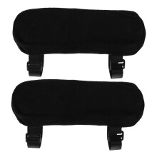 Wheelchair Armrest Pads Set of 2, Soft Cushioned Nonslip Covers for Office Chairs, Easy to Attach