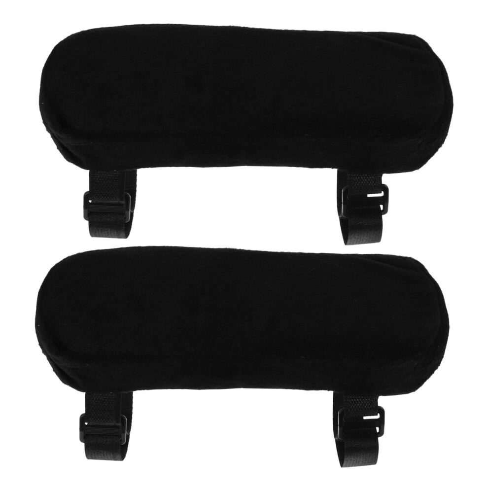 Wheelchair Armrest Pads Set of 2, Soft Cushioned Nonslip Covers for Office Chairs, Easy to Attach