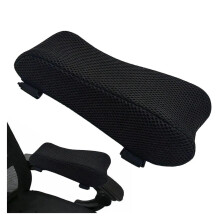 Office Chair Armrest Pads Office Chair Armrest Covers Office Chair Elbow Cushion Armrest Pads Enhance Posture Support Chair Elbow Pads(Black)