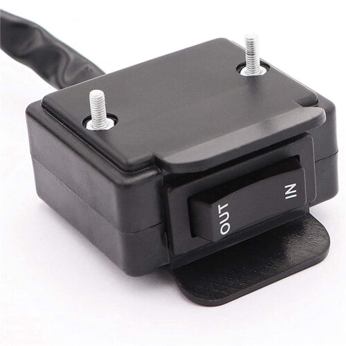 2X 12V ATV Winch Rocker  with Handlebar Control  Kit for ATV/UTV