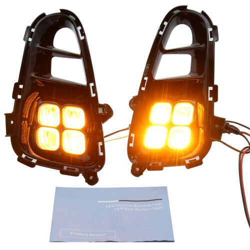 4Pcs for 2018-2020  PICANTO with Two-Way Function Daytime Running Lights Modification 2