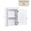 Home Discount Liano 1 Door Wall Cabinet Bathroom Storage Unit 5