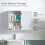 Home Discount Liano 1 Door Wall Cabinet Bathroom Storage Unit 2