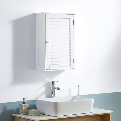 Home Discount Liano 1 Door Wall Cabinet Bathroom Storage Unit