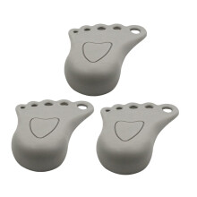 Door Stopper 3pcs AntiSlam NonSlip Rubber Wedge for Home Pet Child Safety MultiSurface Use