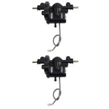 2X 130 Motor Gearbox and Rear Axle Set for WPL D12  1/16 RC Drift Truck Car Spare Parts Accessories