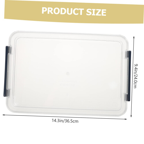 A4 File Organizer with Secure Clip Closure WearResistant Document Storage Box for Desktop Office and Students 1