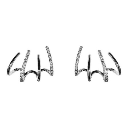 (Silver) Women\'s Stylish Metal Drop Earrings 1